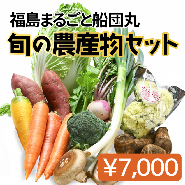 福島まるごと船団丸厳選　旬の農産物セット(約 10種）